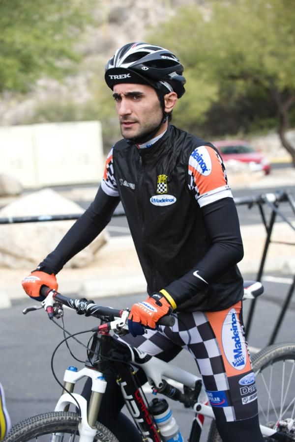 Not all of the riders looked so sure about the mountain biking idea.