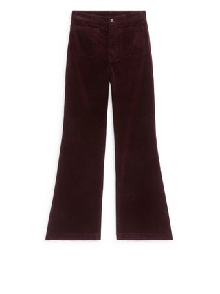 Flared Corduroy Trousers