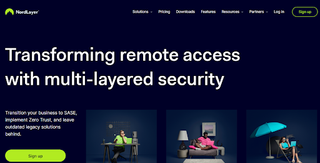 NordLayer website screenshot