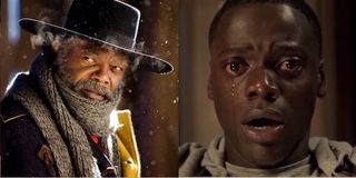 Samuel L. Jackson in The Hateful Eight and Daniel Kaluuya in Get Out