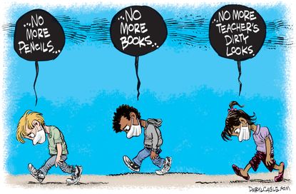 Editorial Cartoon U.S. schools&nbsp;out coronavirus