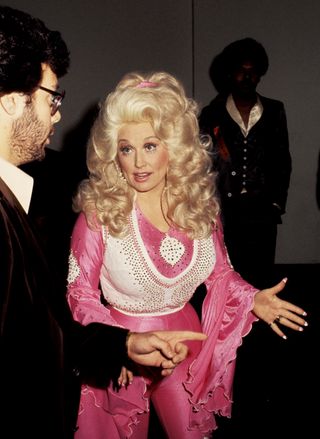 best 70s red carpet moments dolly parton