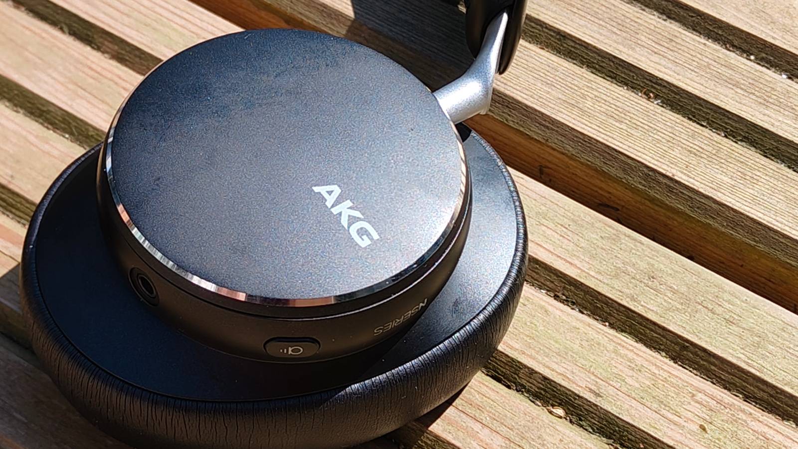The AKG N9 on a wooden floor.