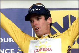 Millar took the maillot jaune on his ever first day at the Tour de France