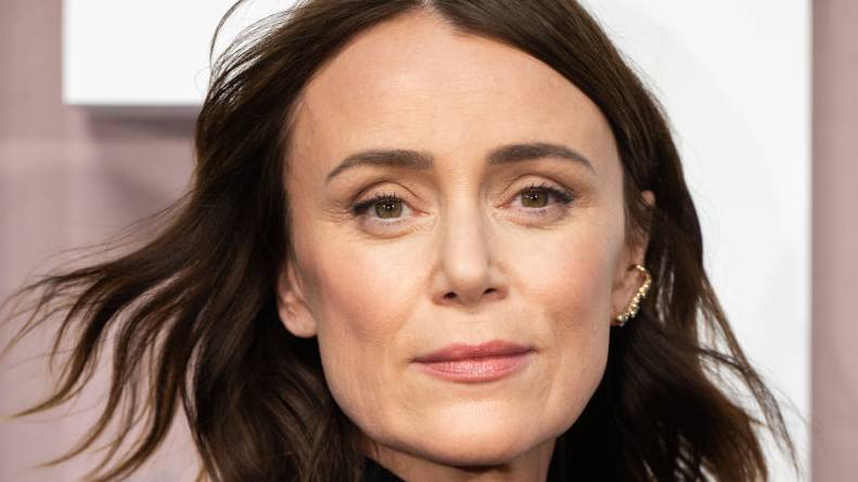 Keeley Hawes attends the world premiere of Scoop