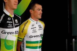 Simon Gerrans sported his Australian jersey for the first time.