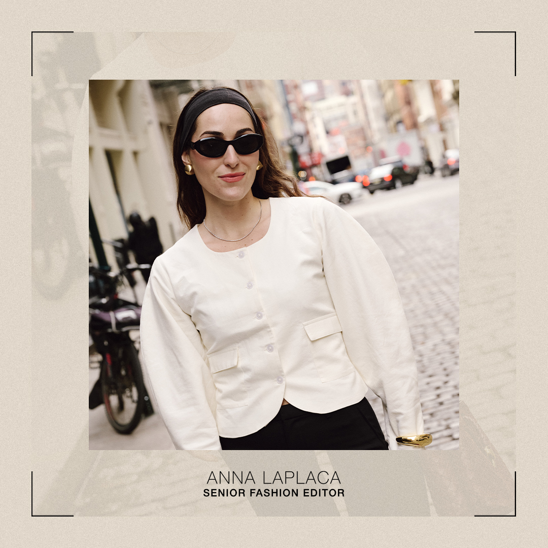Photo of Who What Wear editor Anna LaPlaca