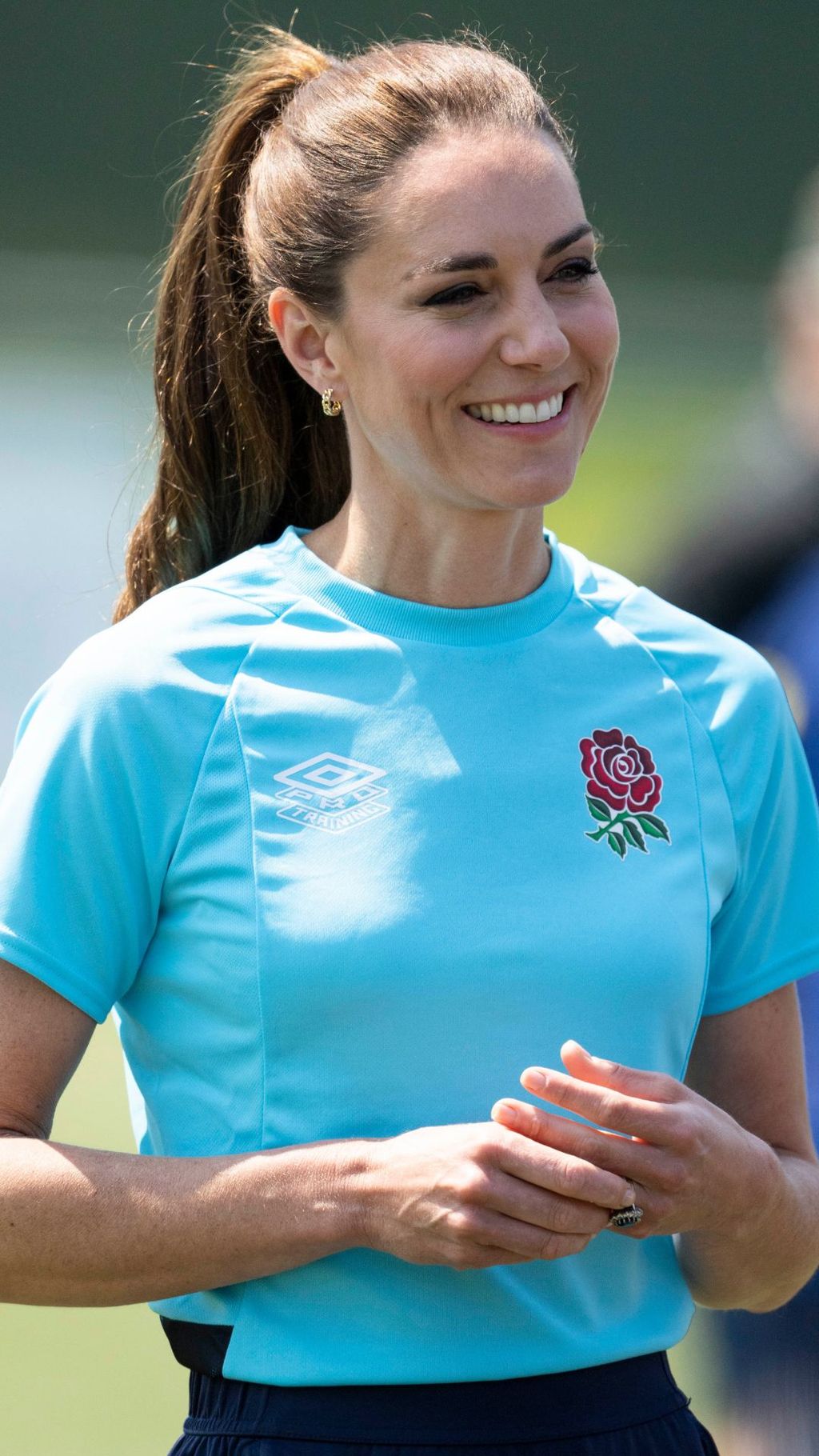 Kate Middleton’s gold hoops and high ponytail are so chic | Woman & Home