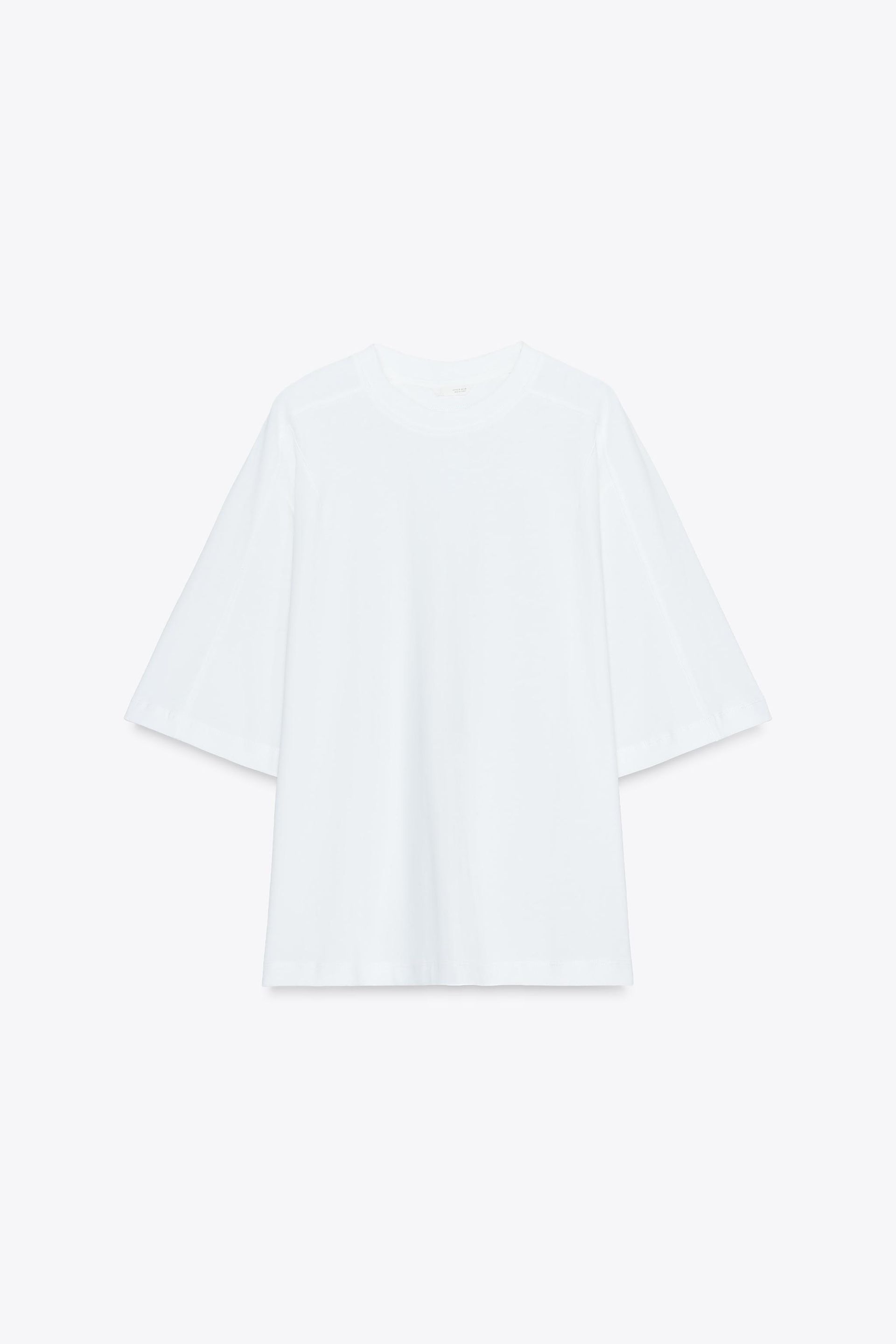 Boxy Fit T-Shirt With Label