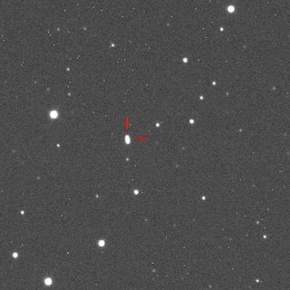 Asteroid 2012 LZ1 came within about 3.3 million miles of Earth on June 13, 2012. Astronomers with Italy's Remanzacco Observatory captured imagery of the space rock, which is about 1,650 feet (500 meters) wide.