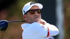 Sergio Garcia takes a shot at the LIV Golf Team Championship