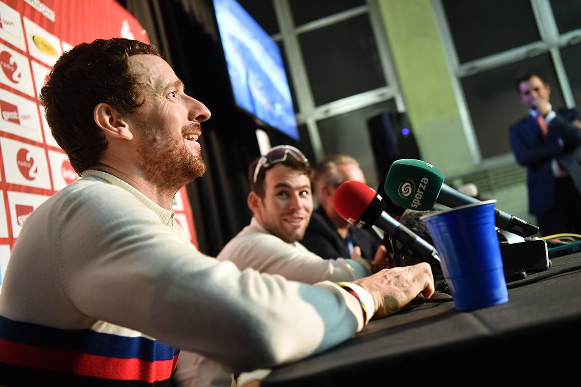 Bradley Wiggins and Mark Cavendish