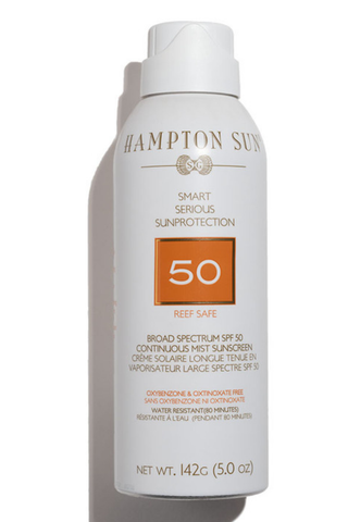 Hampton Sun Broad Spectrum SPF 50 Continuous Mist Sunscreen 