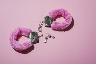 How to please a masochist: A pair of handcuffs