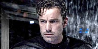 Ben Affleck looks serious close-up as Bruce Wayne Batman DC Warner Bros.