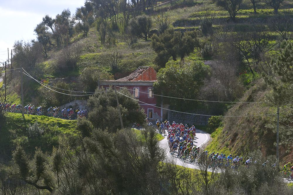 Scenery along the route of stage 2 at Volta ao Algarve