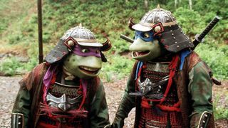 Donatello and Leonardo in Teenage Mutant Ninja Turtles III