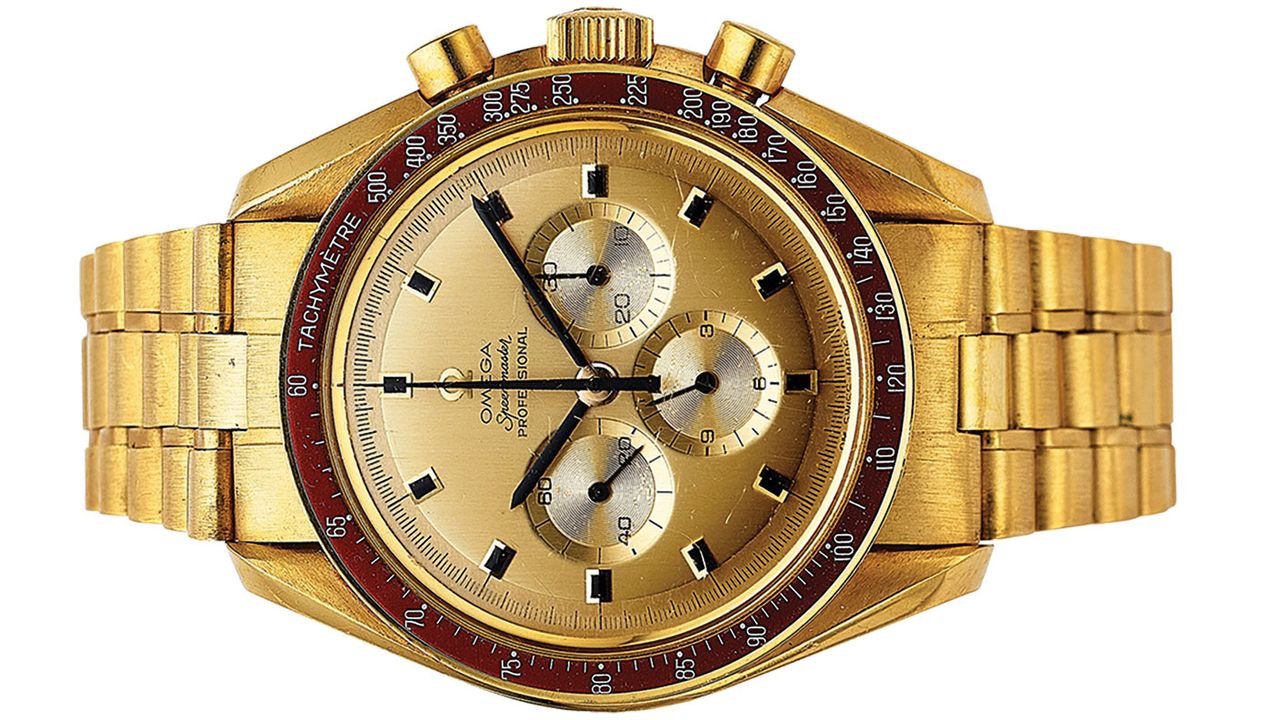 Gold Omega Speedmaster No. 19