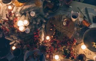 christmas table by getty images