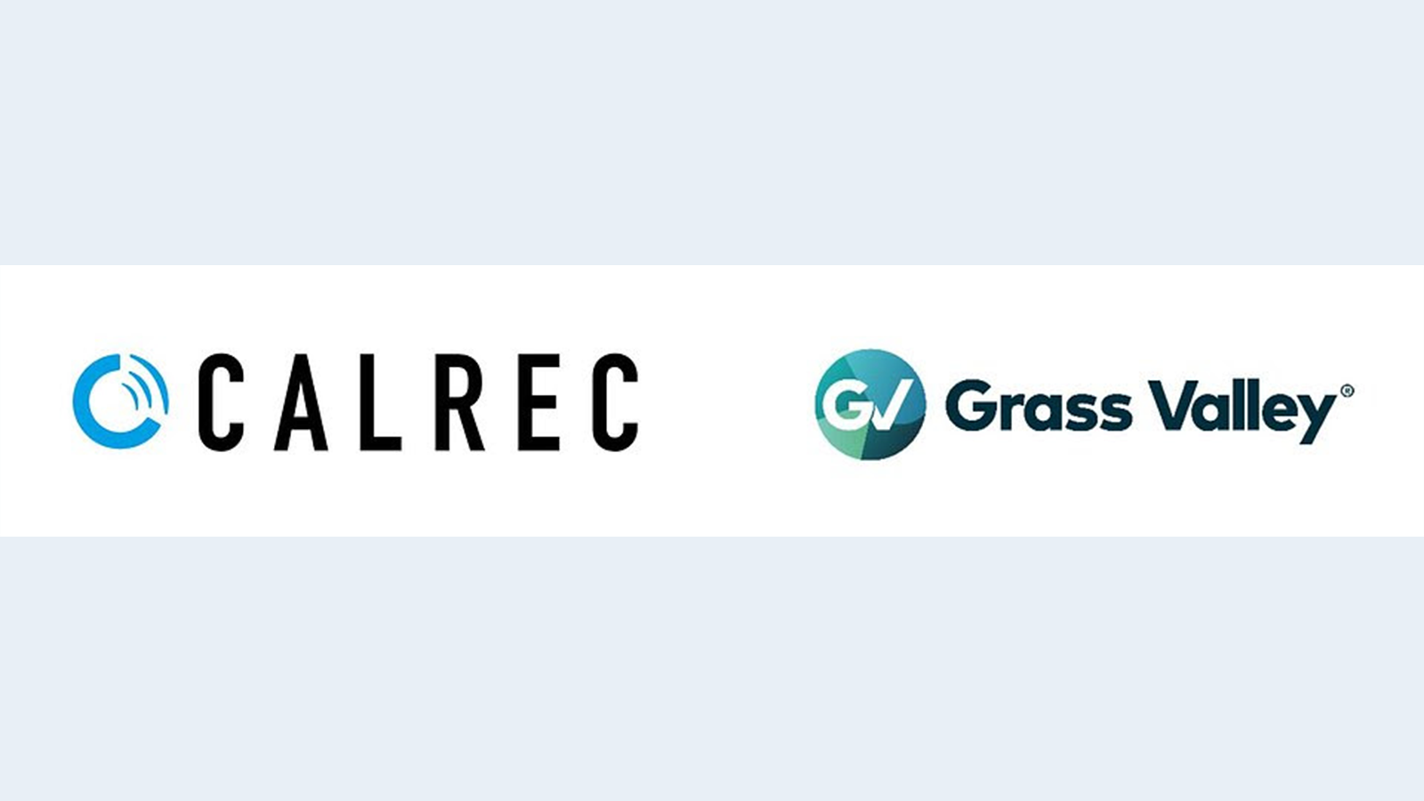 Calrec and Grass Valley logos