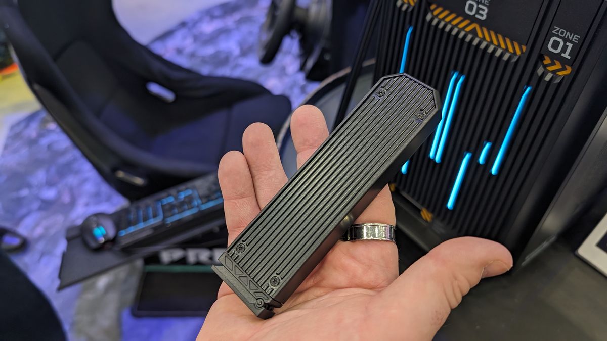 The Acer Orion X desktop gaming PC at Computex 2024.