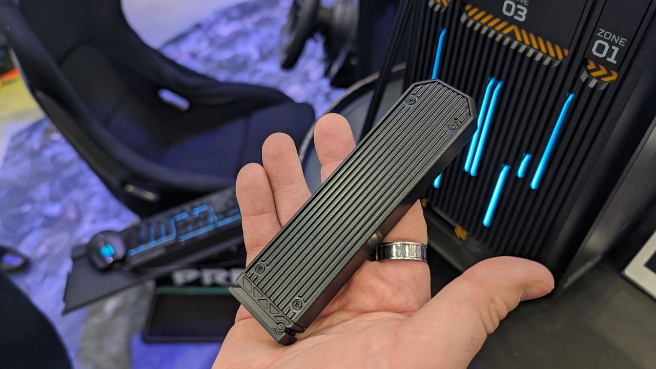 The Acer Orion X desktop gaming PC at Computex 2024.
