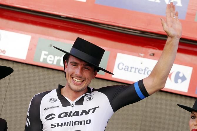 John Degenkolb (Giant - Shimano) gets the stage winners cap