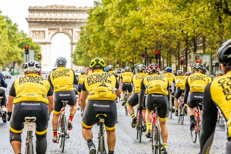 Bloodwise London to Paris charity ride