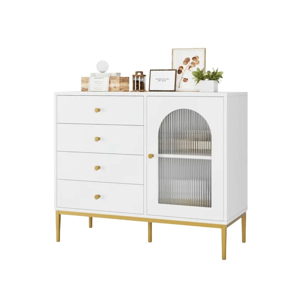 Lemari penyimpanan dengan 4 laci