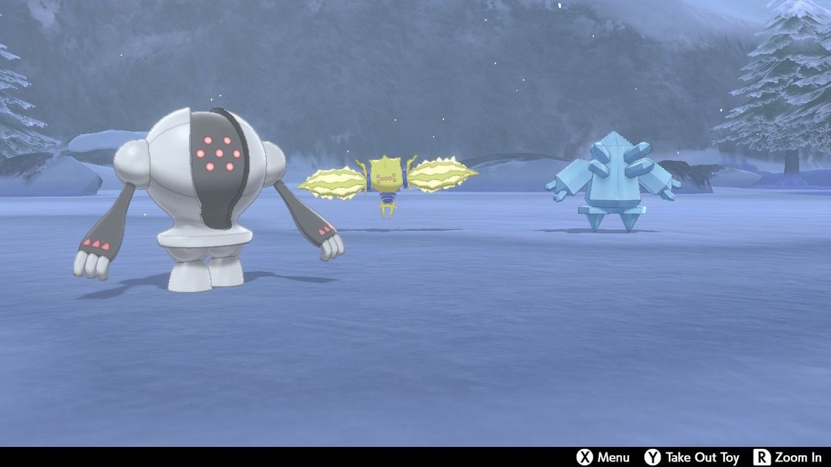 Version exclusive Pokémon in The Crown Tundra