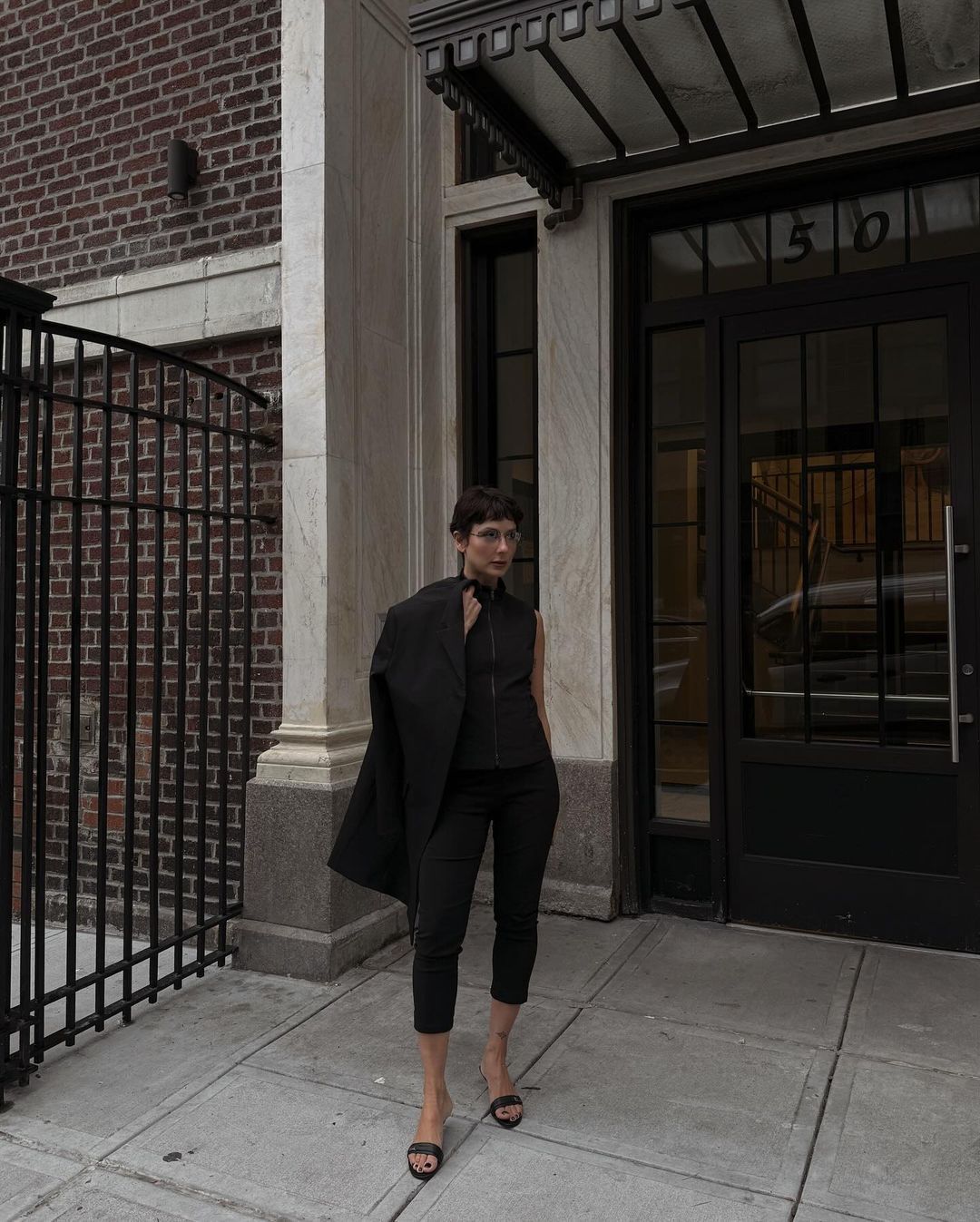 @alyssainthecity wearing pedal pushers