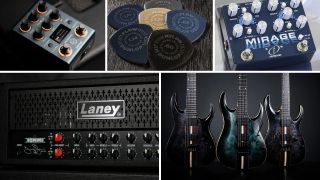 Hoton Verbera, Dunlop Flow Nylon picks, Crazy Tube Circuits Mirage, Laney TI100, Ibanez RGA Premium Series