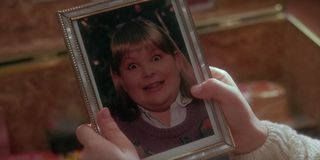 The infamous photo of Buzz's girlfriend in Home Alone