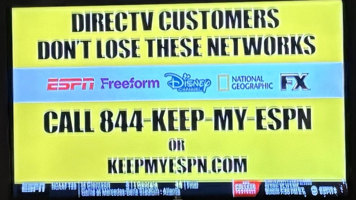 Disney Message DirecTV