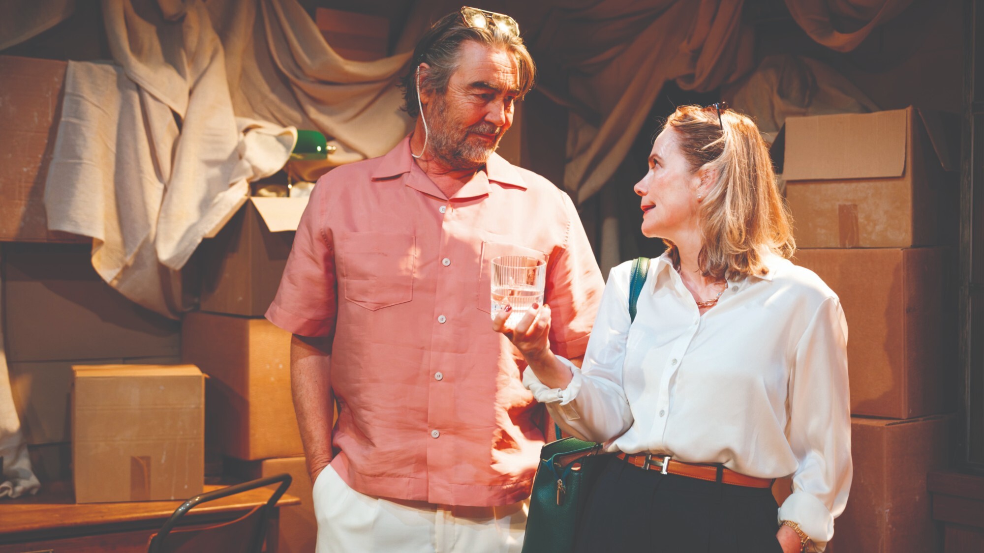 Nathaniel Parker and Abigail Cruttenden as Holly and Robert in Ragdoll