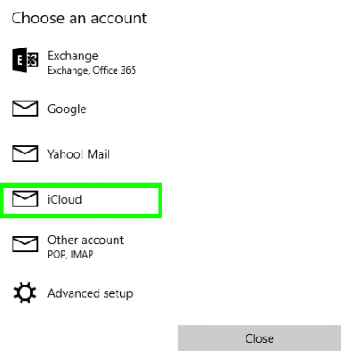 icloud setup for windows 10