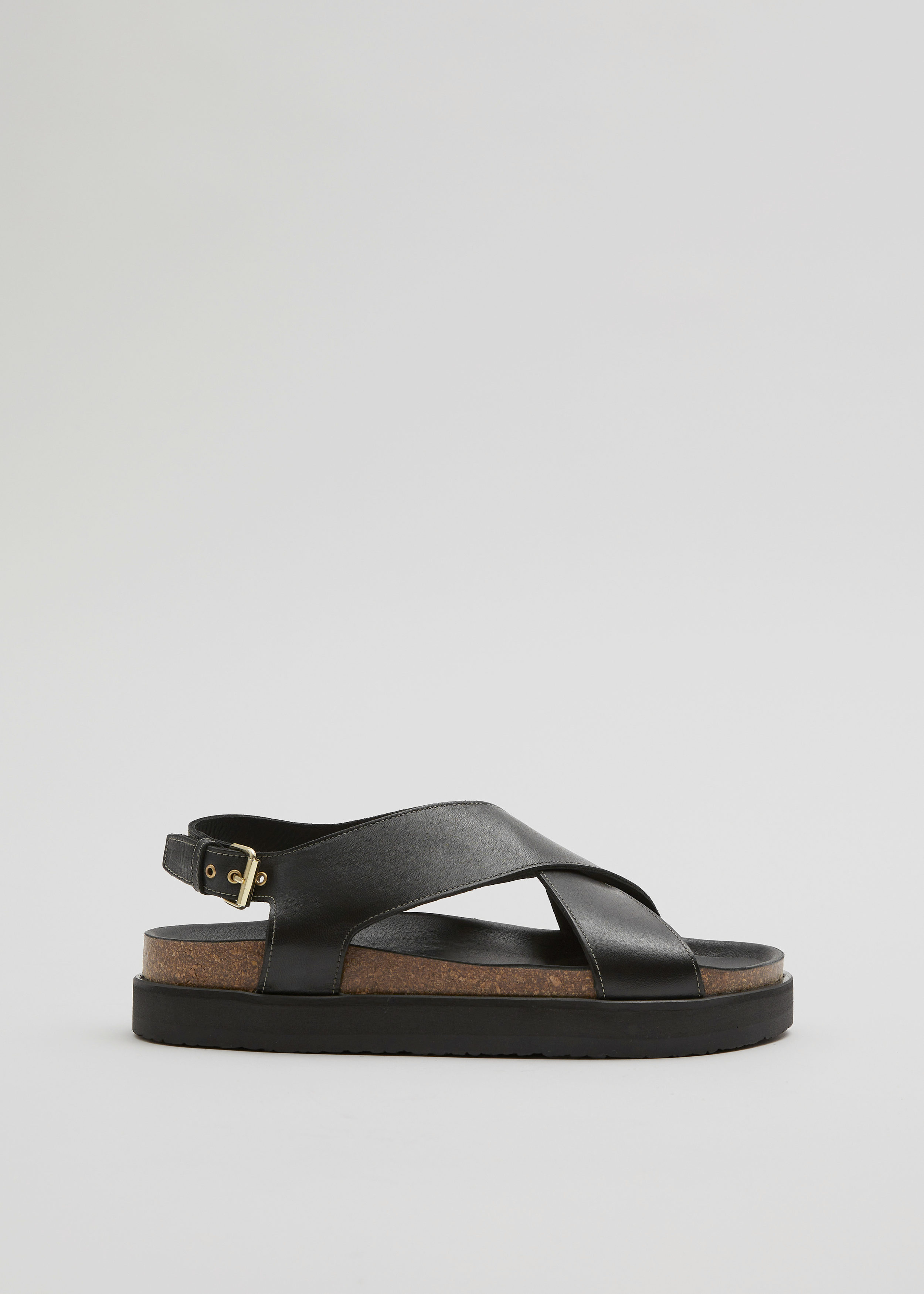 Criss-Cross Leather Sandals