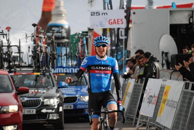 Daniel Martin (Garmin-Sharp) celebrates his victory in Catalunya