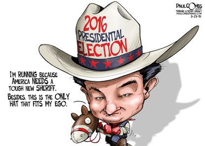 Political cartoon U.S. 2016 Ted Cruz
