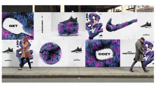 Get Cozy campaign wall.