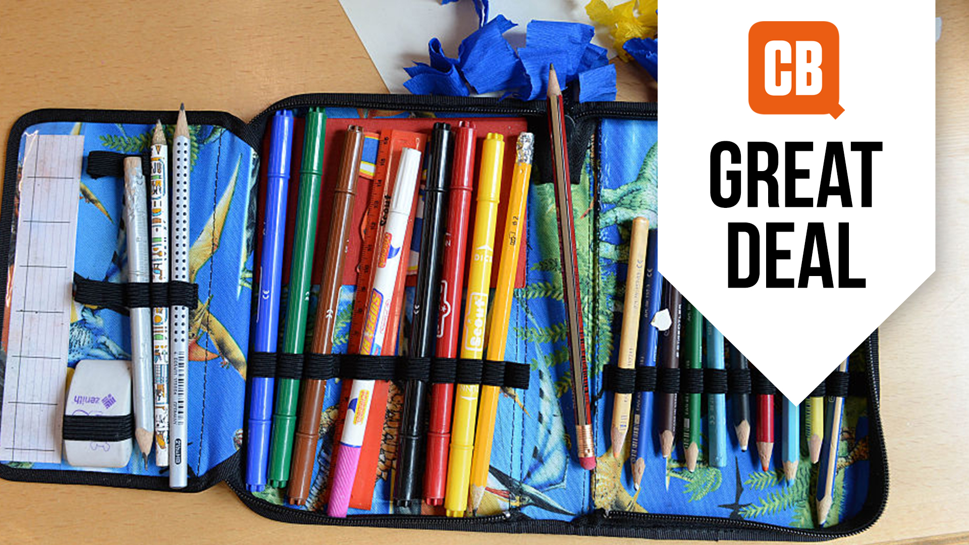 pencil case with great deal on the side