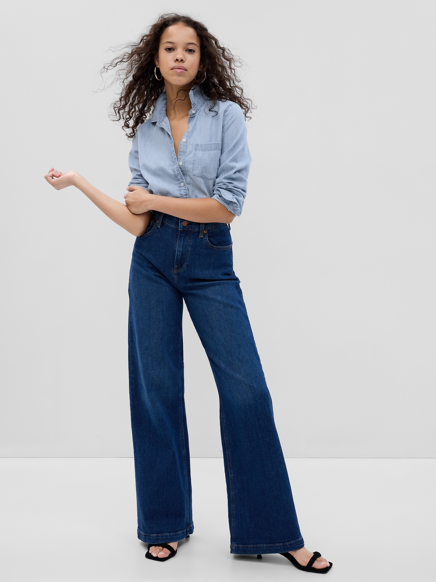 Organic Cotton Denim Perfect Shirt