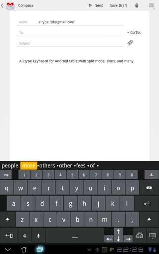 FloatNSplit Tablet Keyboard