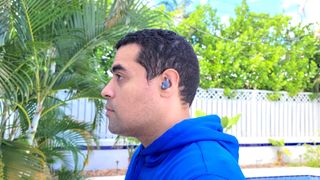 Our reviewing testing comfort and fit on the Beats Fit Pro