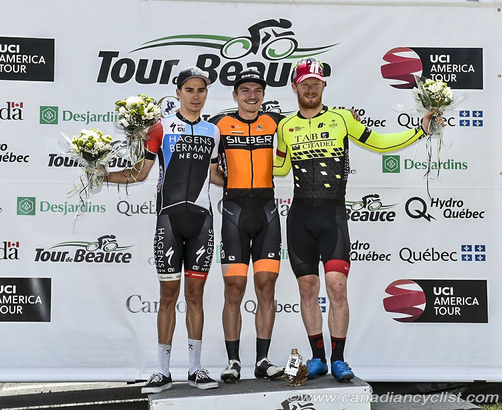 Podium: L to r - Rui Oliveira, Pier-Andre Cote, John Murphy