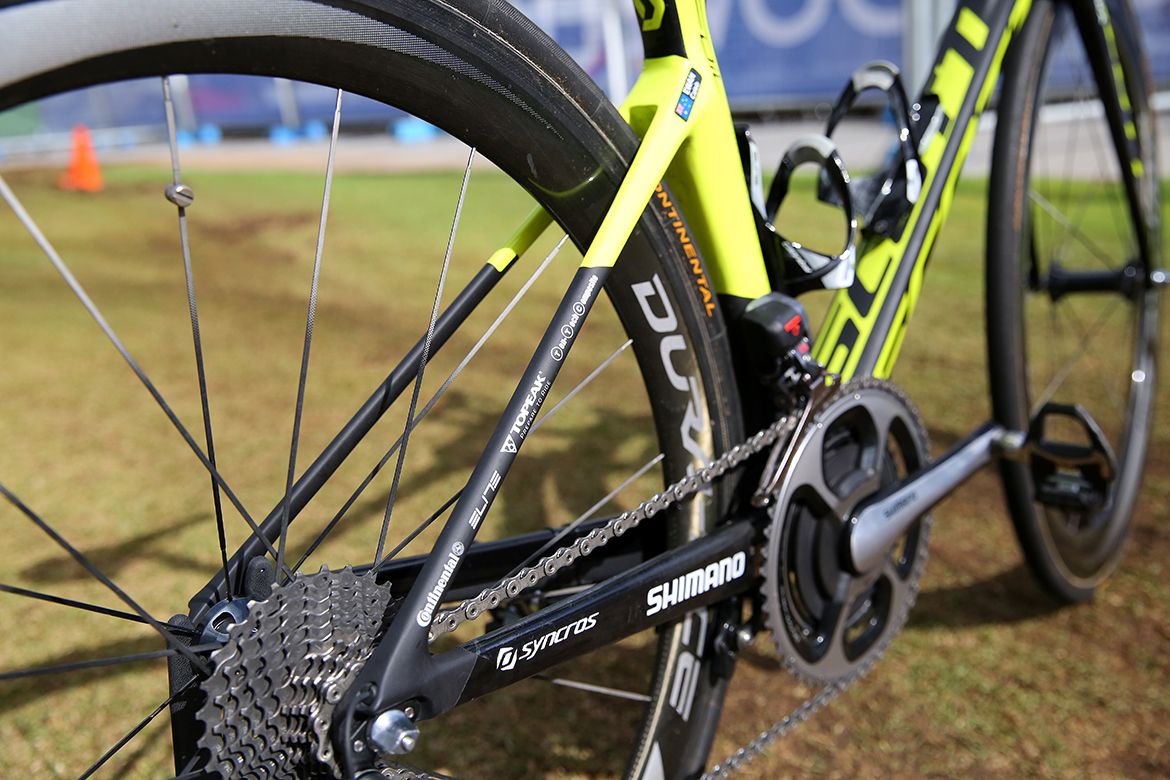 The Scott Foil rear triangle