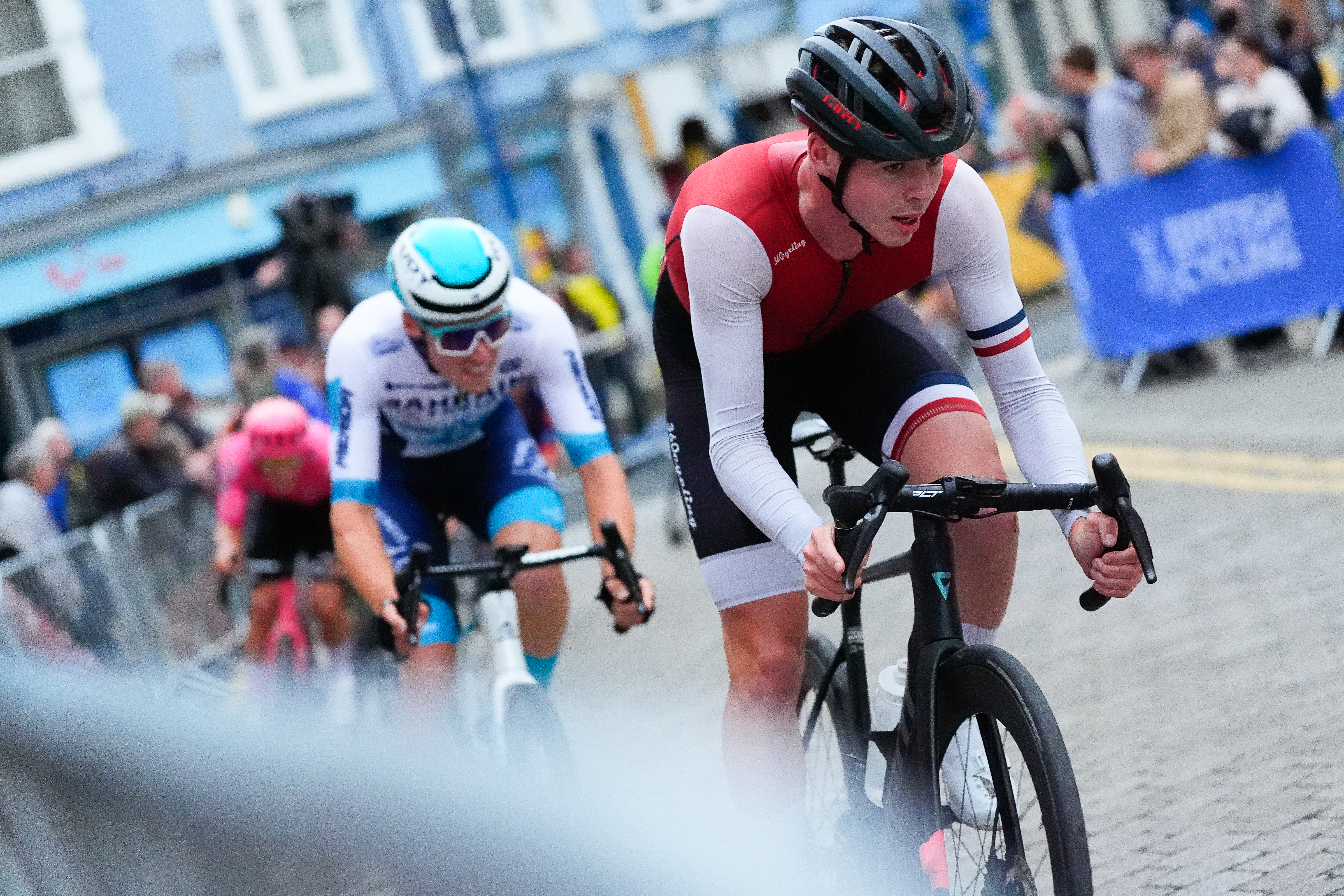 Max Hereward of 360 cycling at the British Circuit Championships