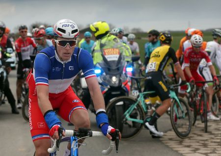 Arnaud Demare (Groupama-FDJ) stopped in Scheldeprijs