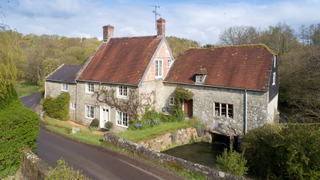 17th century millhouse exterior, Donhead Mill.