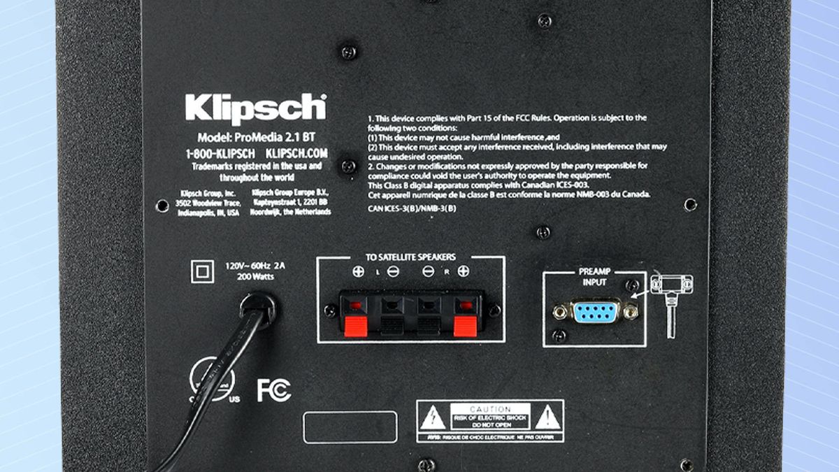 Klipsch ProMedia 2.1 THX Certified Computer Speaker review Tom's Guide